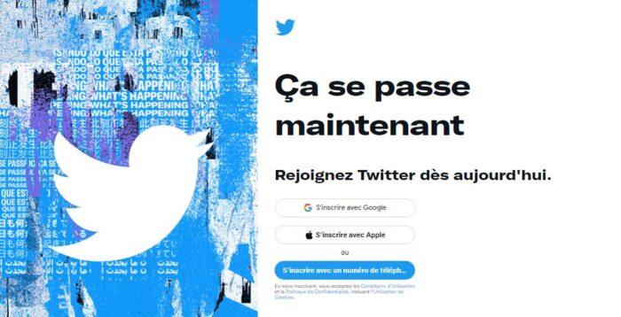 Pour promouvoir votre entreprise : s'inscrire sur la plateforme Twitter