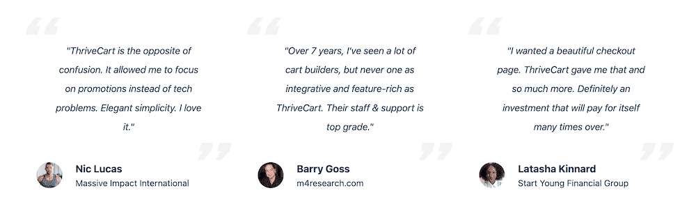 ThriveCart - Avis clients